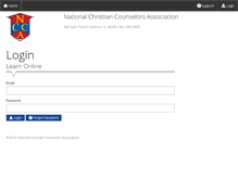 Tablet Screenshot of learn.ncca.org